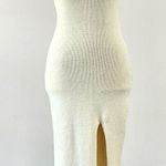 Lulus Warmer Love Cable Knit Midi Dress in Ivory Small Photo 1