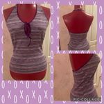 XOXO  Jeans purple and silver stripped Halter Vintage late 90s early 2000s M Photo 1