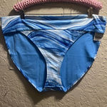 Oasis Outdoor  Blue Marble Medium Coverage Swimsuit Bottom Woman’s 1X NEW Photo 0