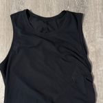 Lululemon 6 Cinch It Pima Cotton Black Casual Stretchy Sleeveless Women’s Dress Photo 2