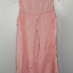 Jane and Delancey  Red White Striped Shirt Size M Photo 3