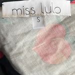 Miss Lulo Peach Sleeveless Fit and Flare Dress V Neck Tie Waist Retro Pin Up Photo 8