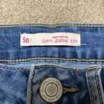 SO  Light Wash Super High Rise Curvy Jeggings Size 5 Photo 3
