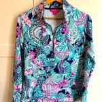Lilly Pulitzer  Popover Lookin Sharp Size XS Resortwear Preppy Beach Photo 0