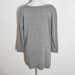 Cyrus  Gray Scoop Neck Knit Top Size Large Gray Knit Top Photo 4