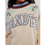 FREE PEOPLE Bali Day Dreams Wander Pullover Size M New with Tag MSRP $198 SOO Blue Size M Photo 5