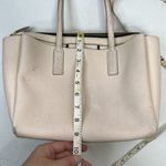 Marc Jacobs  The Protege Blush Pink Pebbled Leather Tote Top Handles Zip FLAWS Photo 9