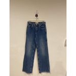 Free People Tinsley Jeans Womens 25 Blue High Rise Wide Leg Carpenter Denim Casu Photo 1