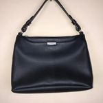 Esprit VTG Y2K Espirit Faux Leather Vegan Small Black Carry Hand Bag Photo 11