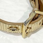 Juicy Couture  Metallic Gold Buckle Jeweled Star Charm Bracelet Photo 2