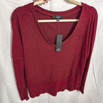 Lulus NWT  super soft burgandy sweater Photo 0
