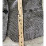 Nine West  Gray Houndstooth Long Sleeve Front Pockets Lined Blazer Sz 10 Photo 7