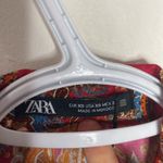 ZARA  paisley print satin shirt dress size XS Photo 11