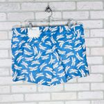 Loft NWT Riviera Shorts in Blue Butterfly Print Size 18 Photo 5