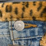 Hand & Heart Levi’s Denin Jeans Cheetah Print Bag Vintage Blue Photo 4