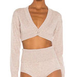 Michael Costello  X Revolve Natural Cropped Cardigan Sz XXS Photo 0