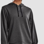 Under Armour Hoodie Womens Medium Gray Loose Fit Stretch Rival Terry Photo 0
