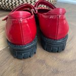 Ramon Tenza Red Patent Leather Mary Jane Lug Sole $250 7 Photo 5