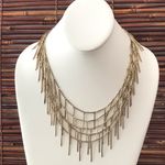 J.Crew  Fringe Five Strand Gold Tone Necklace Photo 2