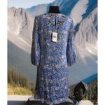 NWT Chic Meloni Light Blue Floral Lace Dress size 12 Lined‎ Cute Sweet BOHOO Photo 2