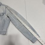 Forever 21  Denim Trucker Jean Jacket Womens Size M Button Up Long Sleeve Blue Photo 8