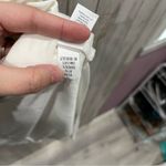 Athleta Cloudlight Asym Side Tie Tank Sea Salt White Womens Size Medium *Flaw Photo 6