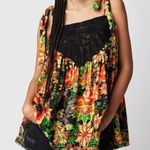 Free People  Bali Moroccan Floral Printed Tunic Tank Top Size S Photo 0