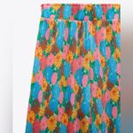 ZARA  Flare Wide Leg Trouser Pants Multi Color Size S NEW Photo 10