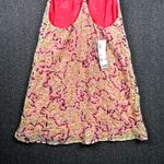 Urban Outfitters NEW  Sequin Pipa Mini Dress‎ Pink V Neck Sleeveless Party XSmall Photo 7