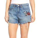 BLANK NYC new ★ Festival Floral Embroidery Denim Cut Off Shorts ★ Inside Joker 30 Photo 12
