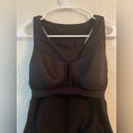 Athleta PR Tennis Racerback Support Tank, Black, Built In Bra; size S Photo 6