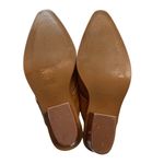 Kaanas  Tan Leather Pointed Toe Heeled Mules Size 6 Photo 3