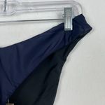 J.Crew NWT  Curved-Waist Cheeky Bikini Bottom Navy Size Medium M NEW Photo 2