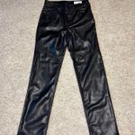 Gap  Cheeky Straight High-Rise Jeans Faux Leather Photo 0