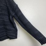 IRO Sweater Womens Small Black Open Knit Chunky Pullover Cropped Cotton Top Photo 5