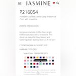 Jasmine  Bridesmaid Dress in Sea Shore Photo 1