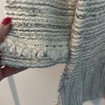 Calypso St. Barth  scoop neck medium Striped Knit Sweater Tassel Tie tunic dress Photo 6