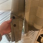 ZARA High Low Houndstooth Patchwork Top Photo 1