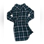 Rails  Bianca Forest Navy White Plaid Shirt Dress Size XS Photo 6