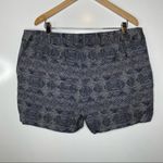 Falls Creek  Navy Ikat Shorts Size 18 Photo 1