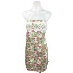 Lilly Pulitzer  Multicolor Strawberry Print Strapless Lace Trim Bodycon Dress 4 Photo 1