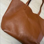 Cuyana Ash Monogramed Tan Leather Shoulder Bag Photo 3