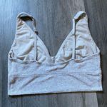 Gilly Hicks Bralette V Neck Streetwear Sporty Comfy Gray Large Photo 5