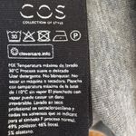 COS  Women's Gray T-Shirt‎ Dress Casual Short Sleeve Relaxed Fit Minimalist Small Photo 8