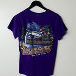 Y2K Vintage Down The Hatch Seafood Restaurant T Shirt Ponce Inlet Purple Small S Photo 12
