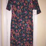 LuLaRoe 🆕  XS Julia dress floral pattern Bodycon Photo 0