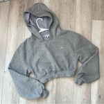 For Love & Lemons  Sweatshirt crop hoodie womens Gray (xsmall) Photo 1