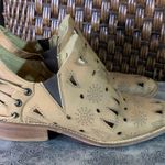 Musse & Cloud  Leather Perforated Booties Size 10 Photo 0