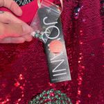 Jovani NEW  Hot Pink Sequin Heart Gemstone‎ Dress - Size 6 Photo 5