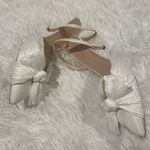 Loeffler Randall Sylvana Bow Slingback Heel in Wedding White Size 9.5 Photo 3